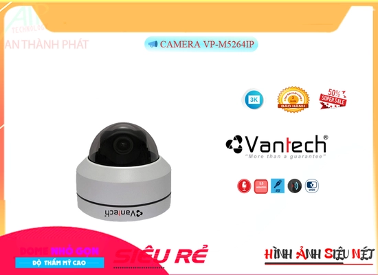 Lắp đặt camera tân phú VP-M5264IP Camera Cấp Nguồ Qua Dây Mạng VanTech Giá tốt