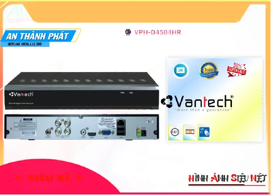 Lắp đặt camera tân phú VPH-D4504HR VanTech Giá rẻ
