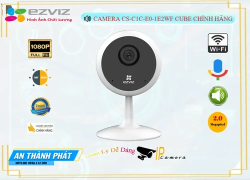Lắp đặt camera tân phú CS-C1C-E0-1E2WF Camera Wifi Ezviz ✪ 