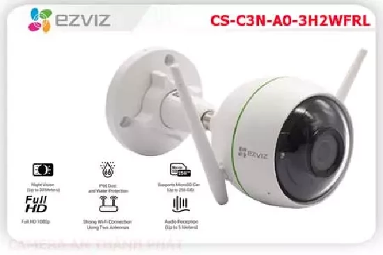 Lắp đặt camera tân phú Camera  Wifi Ezviz CS-C3N-A0-3H2WFRL
