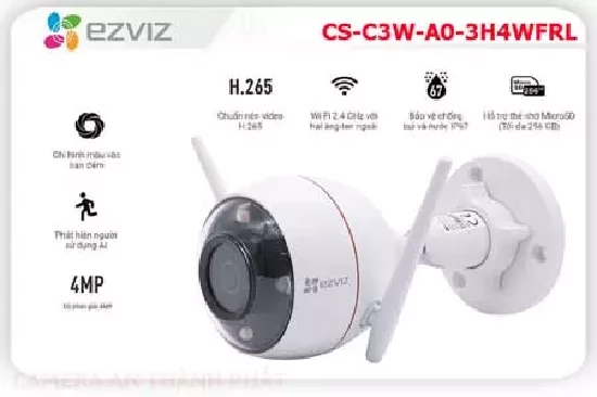 Lắp đặt camera tân phú Camera CS-C3W-A0-3H4WFRL Wifi Ezviz