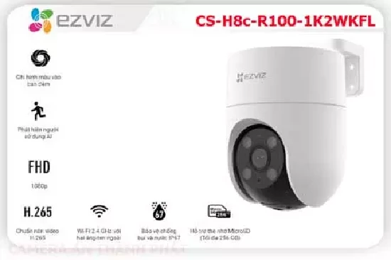 Lắp đặt camera tân phú CS-H8c-R100-1K2WKFL Camera Wifi Ezviz