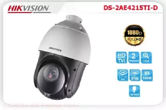 Lắp đặt camera tân phú Camera Hikvision Thiết kế Đẹp DS-2AE4215TI-D