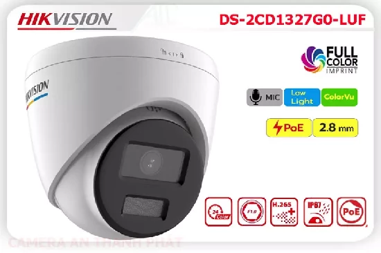 Lắp đặt camera tân phú DS-2CD1327G0-LUF Sắc Nét Hikvision ✔️