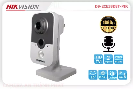 Lắp đặt camera tân phú DS-2CE38D8T-PIR Sắt Nét  Hikvision ۞ 