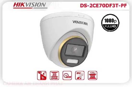Lắp đặt camera tân phú Camera DS-2CE70DF3T-PF Hikvision Thiết kế Đẹp