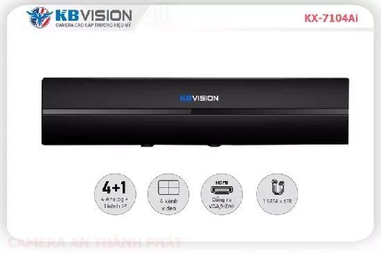 Lắp đặt camera tân phú KX-7104Ai Sắc Nét KBvision