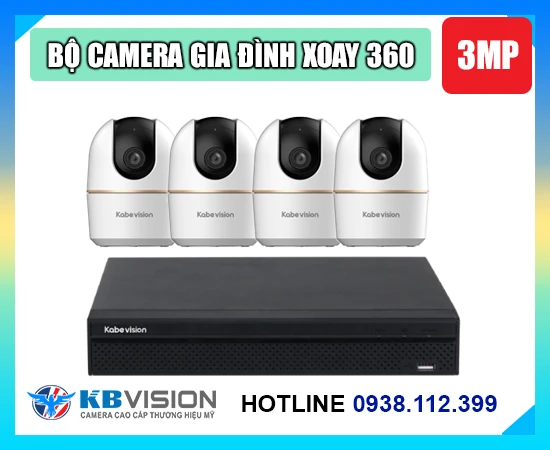 Lắp đặt camera Trọn Bộ Camera Gia Đình Xoay 360 Giá Rẻ