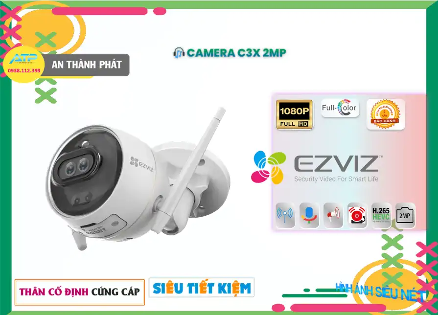 Camera Wifi Ezviz C3X 2MP Sắc Nét ❇,thông số C3X 2MP,C3X 2MP,Chất Lượng C3X 2MP,C3X 2MP Công Nghệ Mới,C3X 2MP Chất