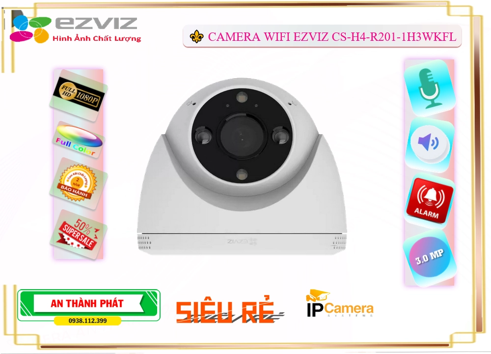 Camera Wifi Không Dây CS-H4-R201-1H3WKFL Wifi Ezviz,thông số CS-H4-R201-1H3WKFL, Wifi IP CS-H4-R201-1H3WKFL Giá rẻ,CS