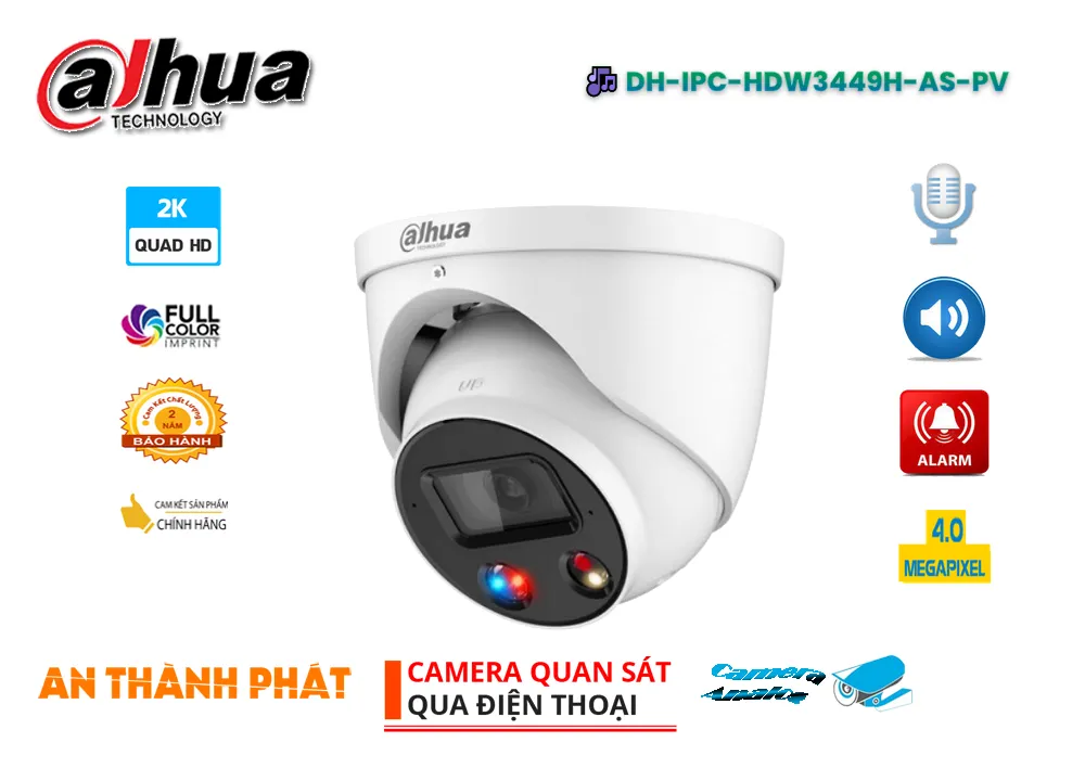 camera IP AI DH-IPC-HDW3449H-AS-PV,Giá DH-IPC-HDW3449H-AS-PV,DH-IPC-HDW3449H-AS-PV Giá Khuyến Mãi,bán Camera Dahua