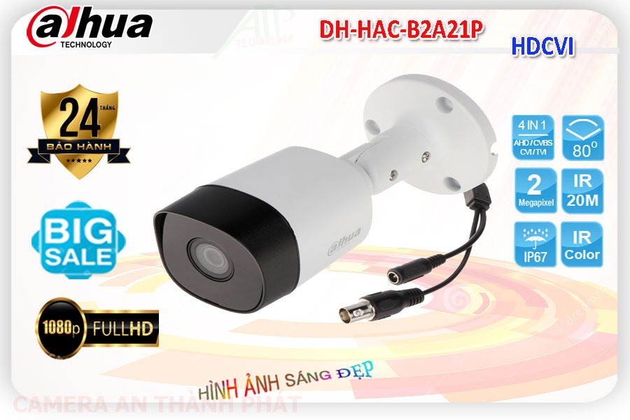 Camera DH-HAC-B2A21P Ngoài Trời,Giá DH-HAC-B2A21P,DH-HAC-B2A21P Giá Khuyến Mãi,bán DH-HAC-B2A21P Camera Dahua