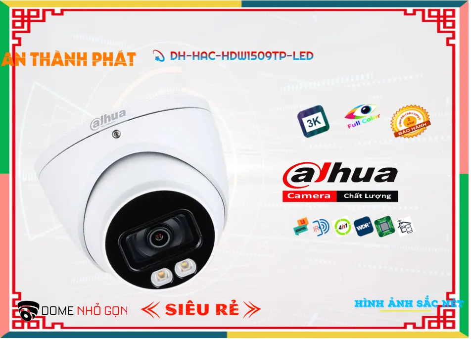 DH HAC HDW1509TP LED,DH-HAC-HDW1509TP-LED Camera Dahua Thiết kế Đẹp,Chất Lượng DH-HAC-HDW1509TP-LED,Giá HD