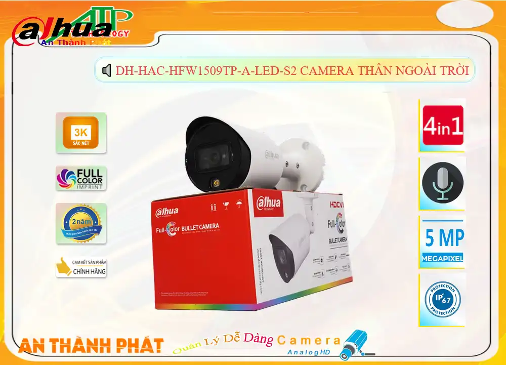 DH-HAC-HFW1509TP-A-LED-S2 Camera An Ninh Công Nghệ Mới DH-HAC-HFW1509TP-A-LED-S2 Camera An Ninh Công Nghệ Mới