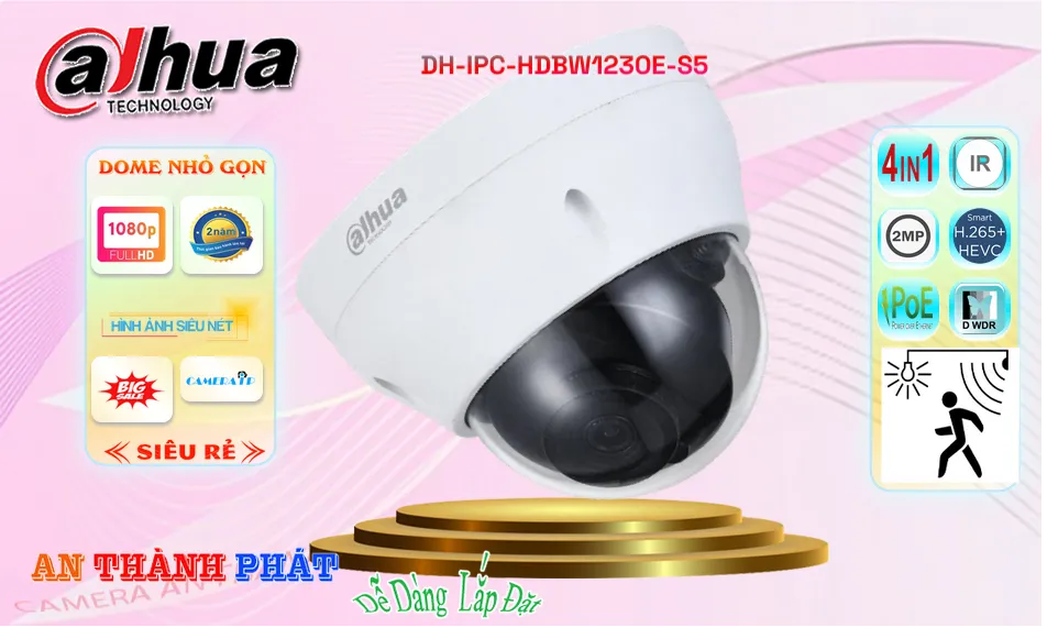 Camera DH-IPC-HDBW1230E-S5 Giá rẻ