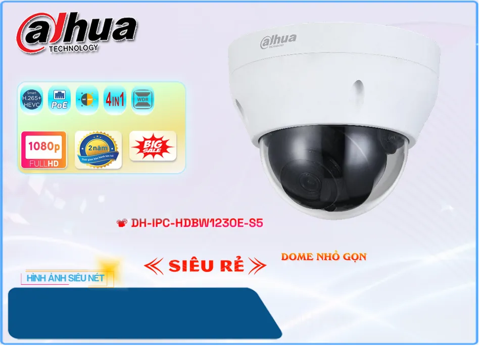 Camera DH-IPC-HDBW1230E-S5 Giá rẻ