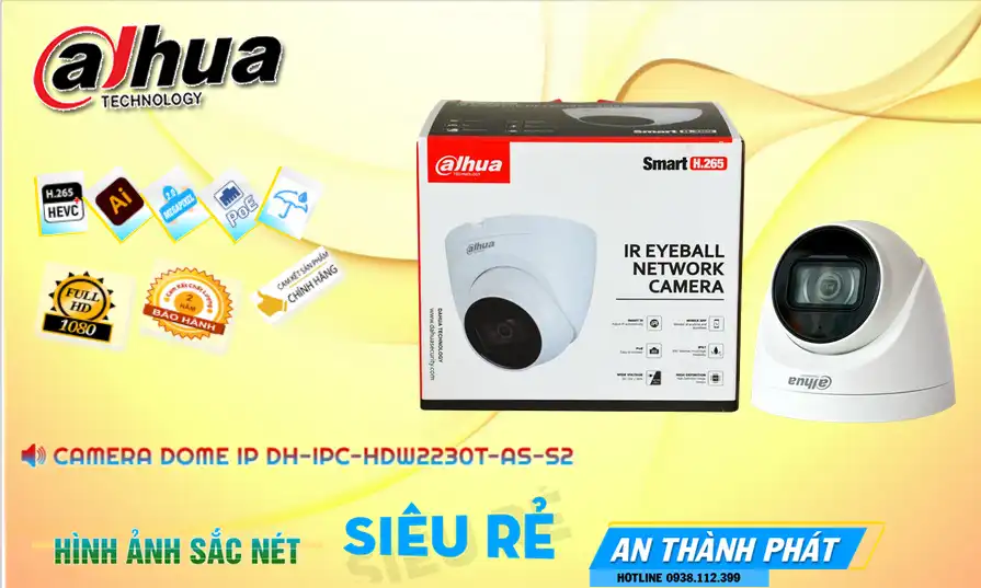 DH-IPC-HDW2230T-AS-S2 Camera Dahua ✪ DH-IPC-HDW2230T-AS-S2 Camera Dahua ✪