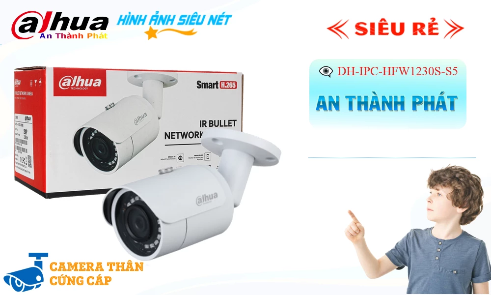 DH-IPC-HFW1230S-S5 Camera An Ninh Đang giảm giá ✔️ DH-IPC-HFW1230S-S5 Camera An Ninh Đang giảm giá ✔️