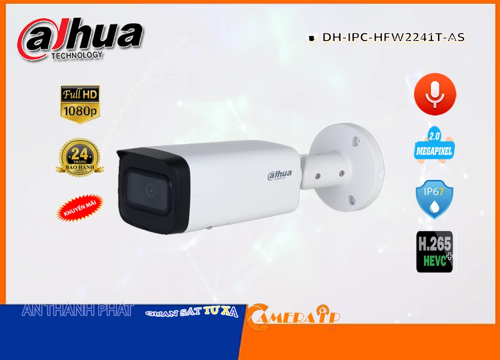 Camera Dahua DH-IPC-HFW2241T-AS,Giá DH-IPC-HFW2241T-AS,DH-IPC-HFW2241T-AS Giá Khuyến Mãi,bán Camera DH-IPC-HFW2241T-AS