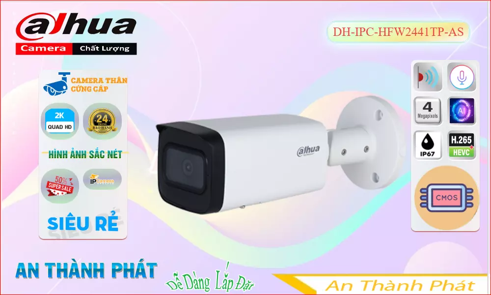 Camera dahua DH-IPC-HFW2441TP-AS,Giá DH-IPC-HFW2441TP-AS,DH-IPC-HFW2441TP-AS Giá Khuyến Mãi,bán Camera Dahua Giá rẻ