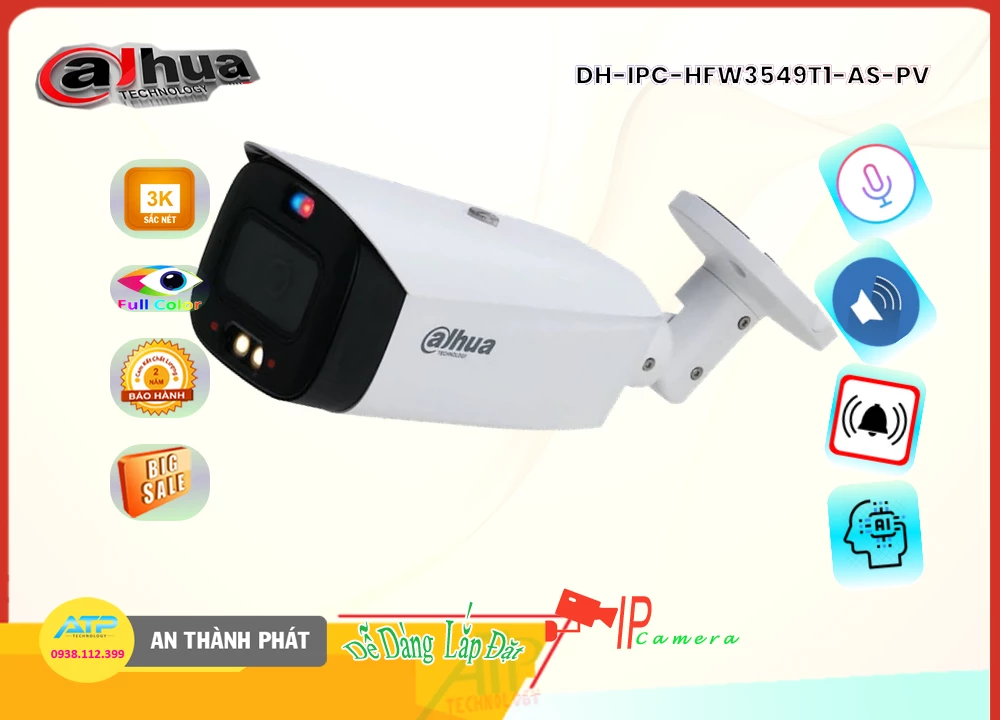 DH IPC HFW3549T1 AS PV,Camera Dahua DH-IPC-HFW3549T1-AS-PV,Chất Lượng DH-IPC-HFW3549T1-AS-PV,Giá Cấp Nguồ Qua Dây Mạng
