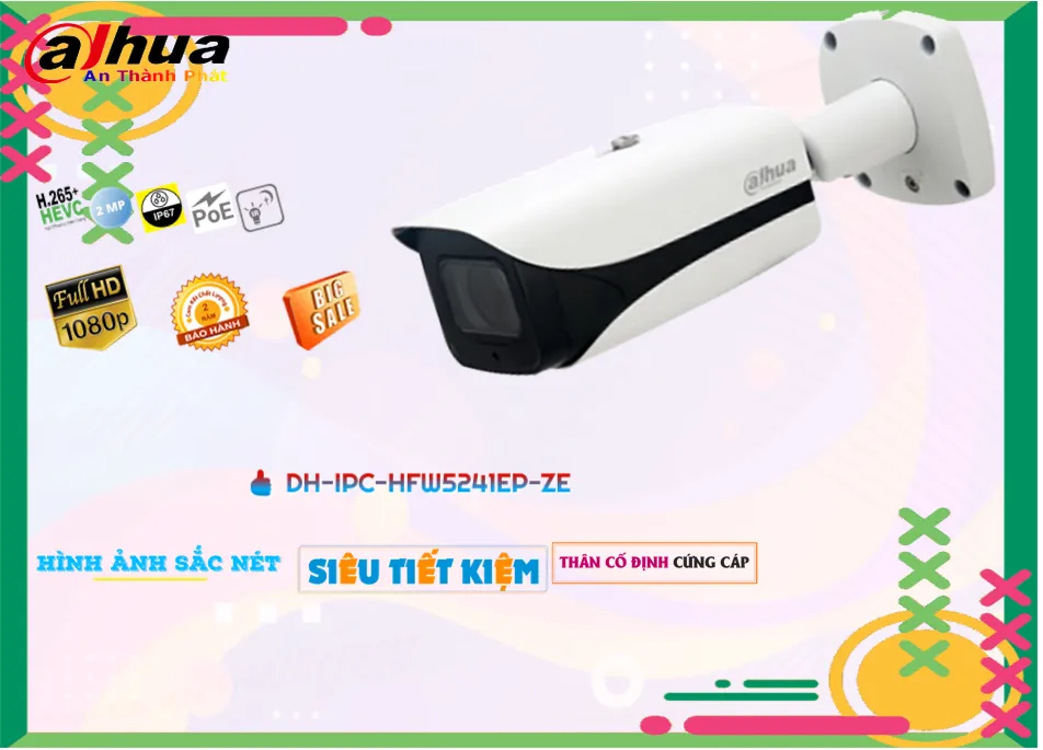 Camera Dahua DH-IPC-HFW5241EP-ZE,thông số DH-IPC-HFW5241EP-ZE,DH IPC HFW5241EP ZE,Chất Lượng