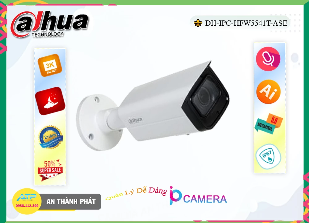 Camera Dahua DH-IPC-HFW5541T-ASE,Giá DH-IPC-HFW5541T-ASE,DH-IPC-HFW5541T-ASE Giá Khuyến Mãi,bán DH-IPC-HFW5541T-ASE
