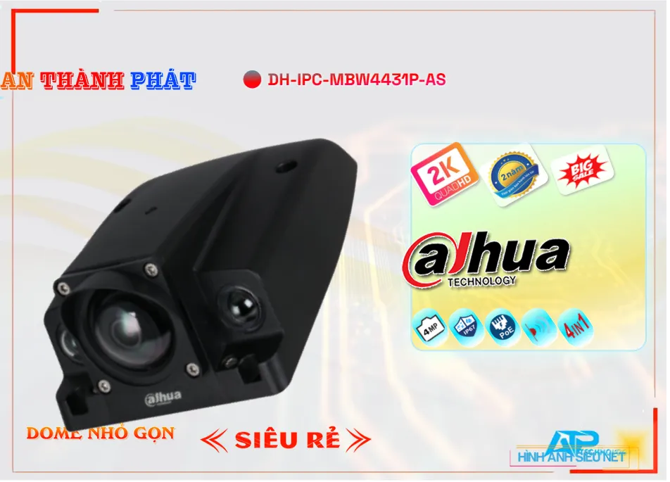 DH IPC MBW4431P AS,Camera Dahua DH-IPC-MBW4431P-AS,Chất Lượng DH-IPC-MBW4431P-AS,Giá Công Nghệ IP