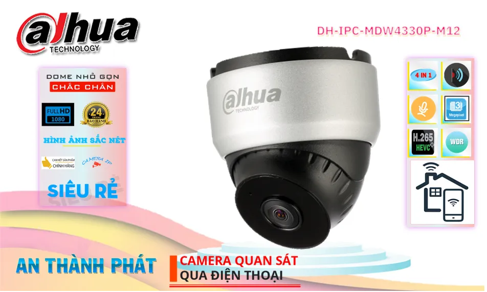 DH-IPC-MDW4330P-M12 Camera Dahua ✪ DH-IPC-MDW4330P-M12 Camera Dahua ✪