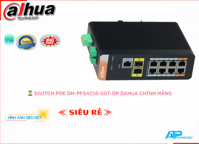 Switch chia mạng,thông số DH-PFS4210-8GT-DP,DH-PFS4210-8GT-DP Giá rẻ,DH PFS4210 8GT DP,Chất Lượng DH-PFS4210-8GT-DP,Giá