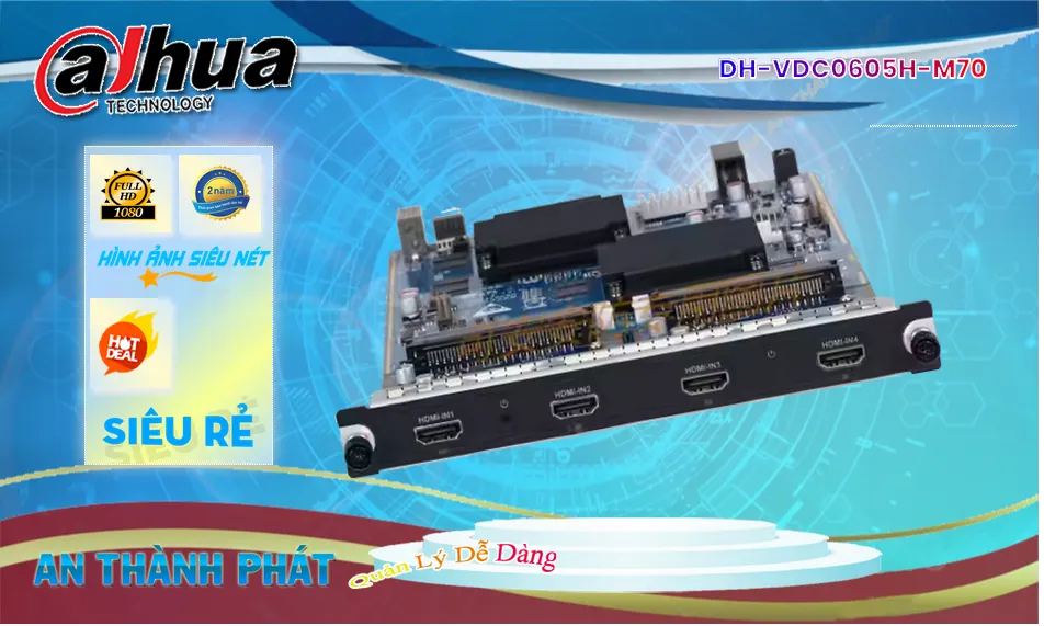 DH-VDC0605H-M70Thiết Bị Ghi Hình Thiết kế Đẹp Dahua DH-VDC0605H-M70Thiết Bị Ghi Hình Thiết kế Đẹp Dahua