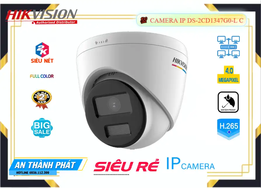 Camera Hikvision DS-2CD1347G0-LC,DS-2CD1347G0-LC Giá Khuyến Mãi, Công Nghệ IP DS-2CD1347G0-LC Giá rẻ,DS-2CD1347G0-LC