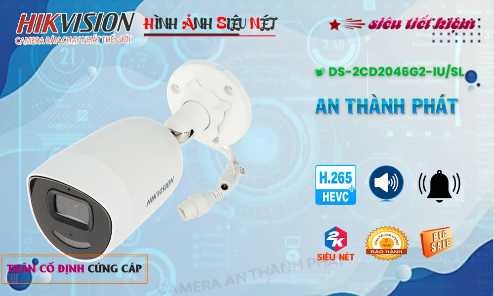 DS-2CD2046G2-IU/SL Hikvision Chất Lượng DS-2CD2046G2-IU/SL Hikvision Chất Lượng