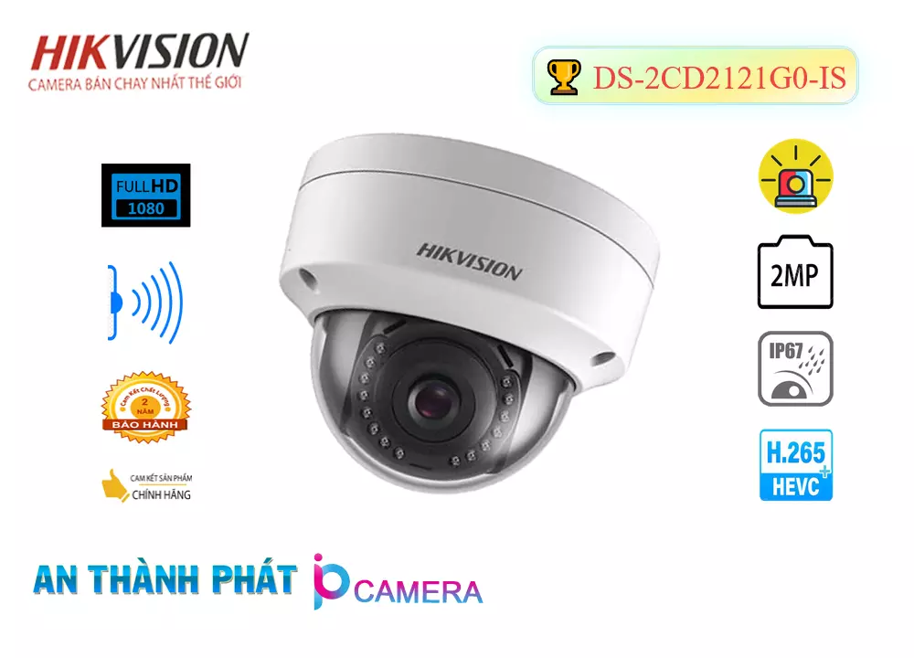 DS-2CD2121G0-IS Camera An Ninh Giá rẻ,DS-2CD2121G0-IS Giá Khuyến Mãi, Công Nghệ IP DS-2CD2121G0-IS Giá