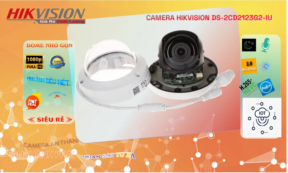 ❂ DS-2CD2123G2-IU Camera Giám Sát Đang giảm giá ❂ DS-2CD2123G2-IU Camera Giám Sát Đang giảm giá