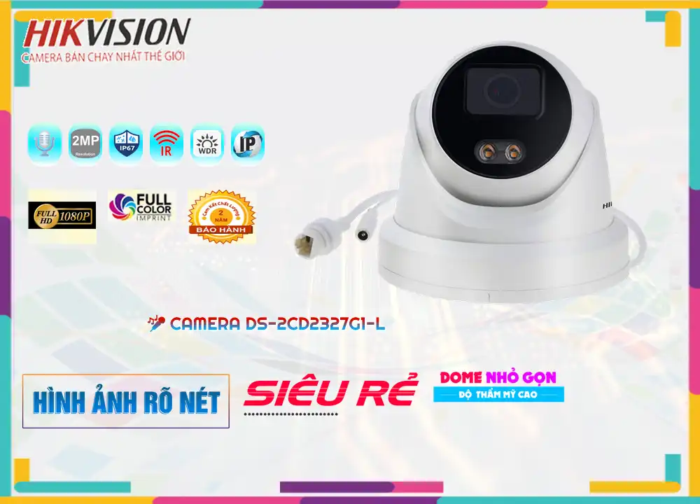 DS-2CD2327G1-L Camera An Ninh Hikvision