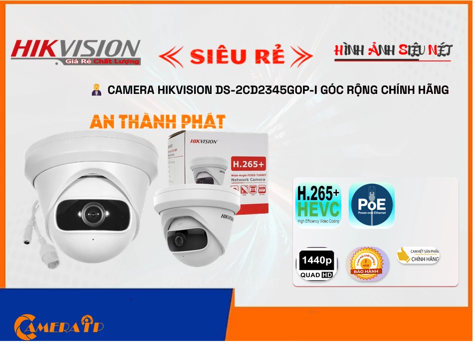 Camera Hikvision DS-2CD2345G0P-I,DS-2CD2345G0P-I Giá Khuyến Mãi, Công Nghệ IP DS-2CD2345G0P-I Giá rẻ,DS-2CD2345G0P-I