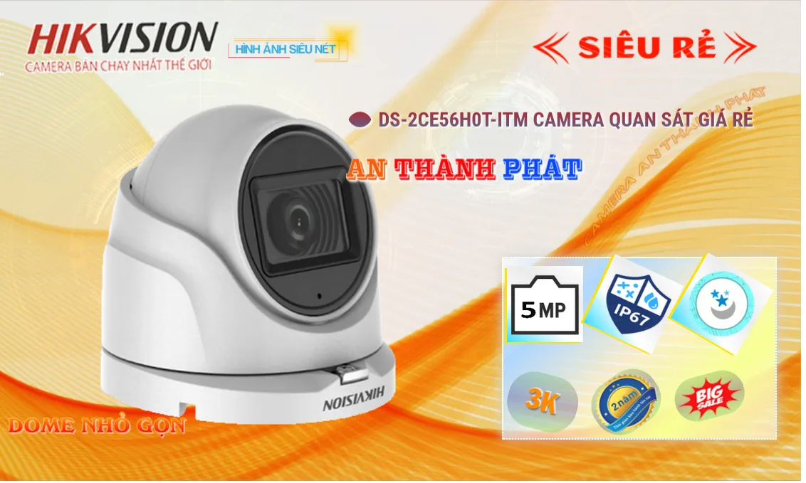 Camera DS-2CE56H0T-ITM Hikvision Camera DS-2CE56H0T-ITM Hikvision