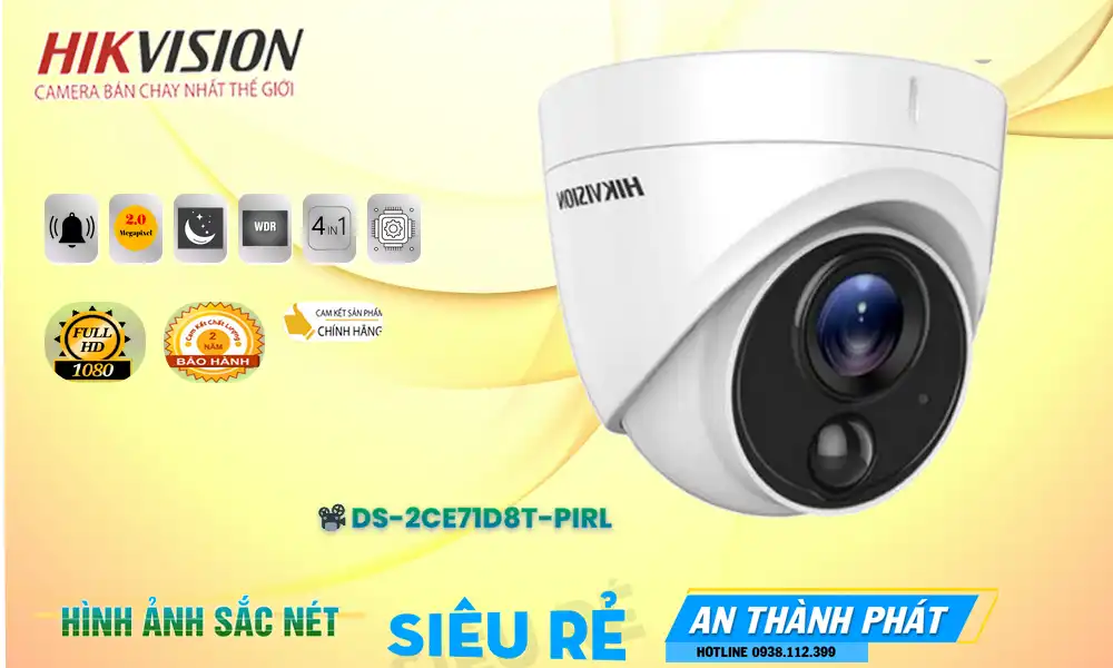 DS-2CE71D8T-PIRL Camera Hikvision Giá rẻ