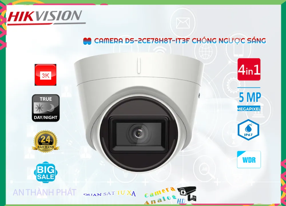 Camera DS-2CE78H8T-IT3F Starlight,Giá DS-2CE78H8T-IT3F,DS-2CE78H8T-IT3F Giá Khuyến Mãi,bán Camera Hikvision