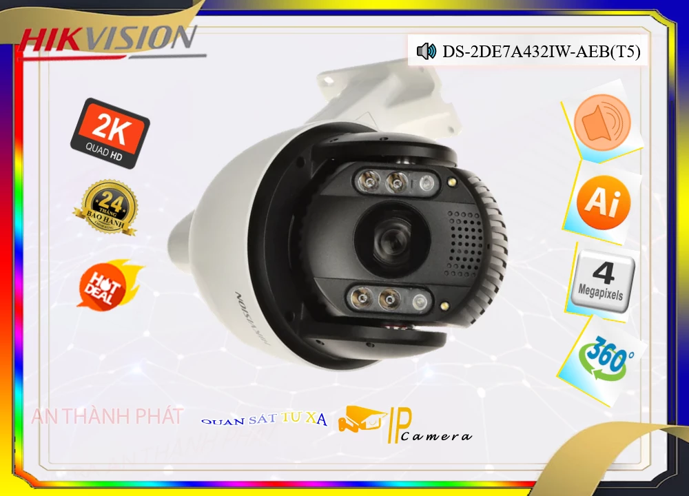Camera Hikvision DS-2DE7A432IW-AEB(T5),DS-2DE7A432IW-AEB(T5) Giá Khuyến Mãi, Ip Sắc Nét DS-2DE7A432IW-AEB(T5) Giá