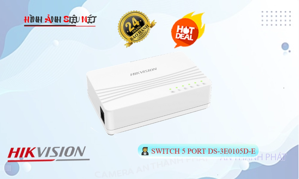Switch chia mạng DS-3E0105D-E Switch chia mạng DS-3E0105D-E