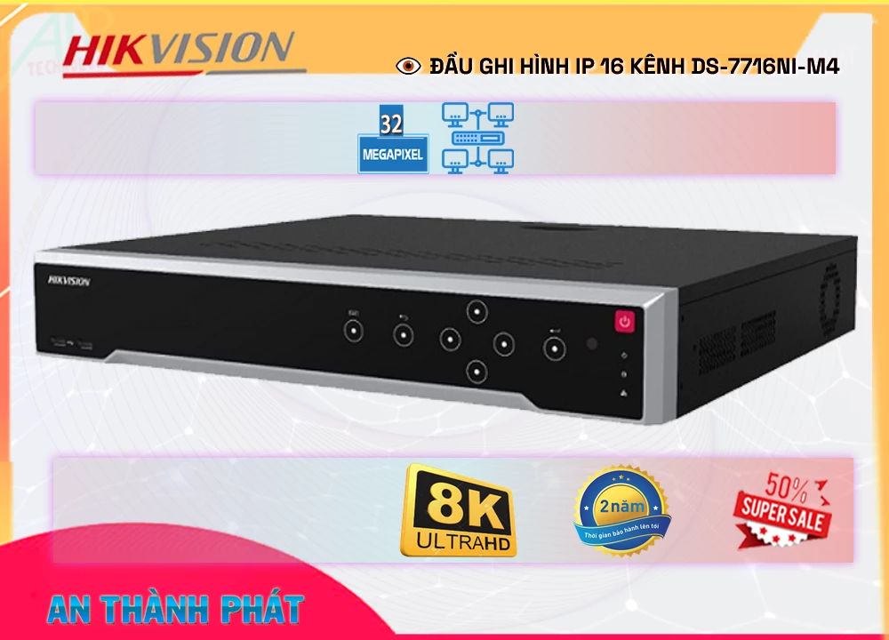 Đầu Ghi Hikvision DS-7716NI-M4,thông số DS-7716NI-M4, Công Nghệ IP DS-7716NI-M4 Giá rẻ,DS 7716NI M4,Chất Lượng