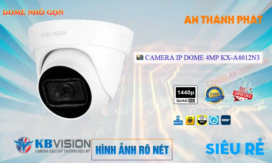 KX-A4012N3 Camera Giám Sát Công Nghệ Mới