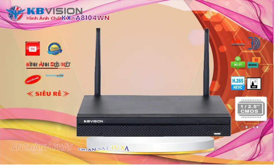 KX-A8104WN KBvision Thiết kế Đẹp KX-A8104WN KBvision Thiết kế Đẹp