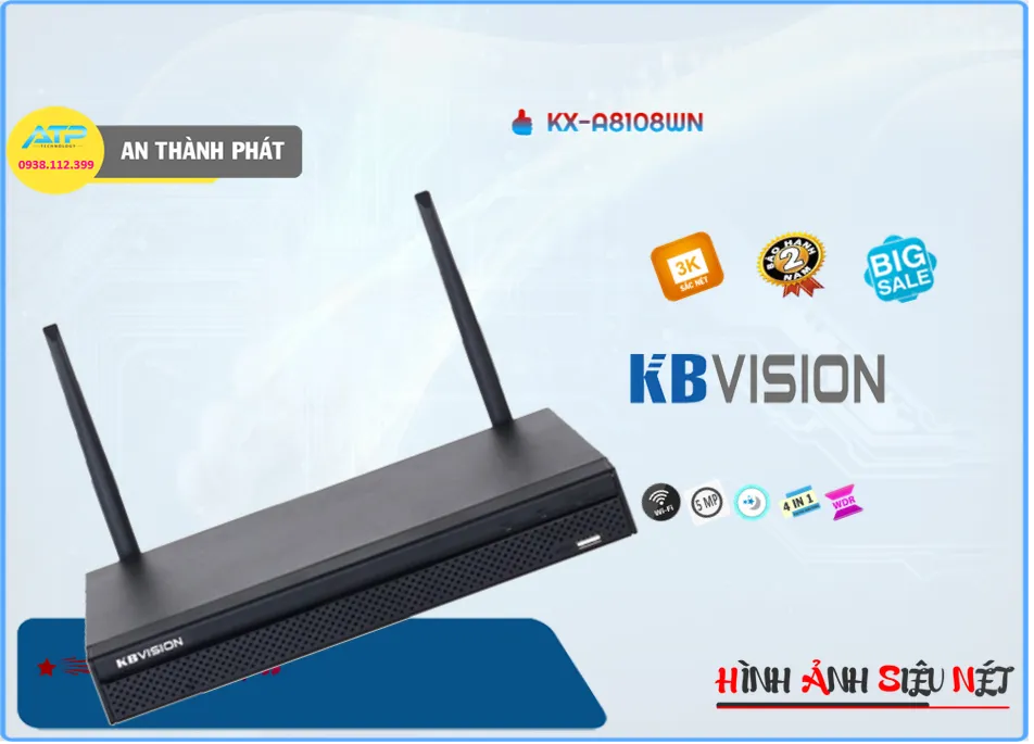 Đầu Thu KX-A8108WN KBvision,KX-A8108WN Giá Khuyến Mãi, Wifi Không Dây KX-A8108WN Giá rẻ,KX-A8108WN Công Nghệ Mới,Địa