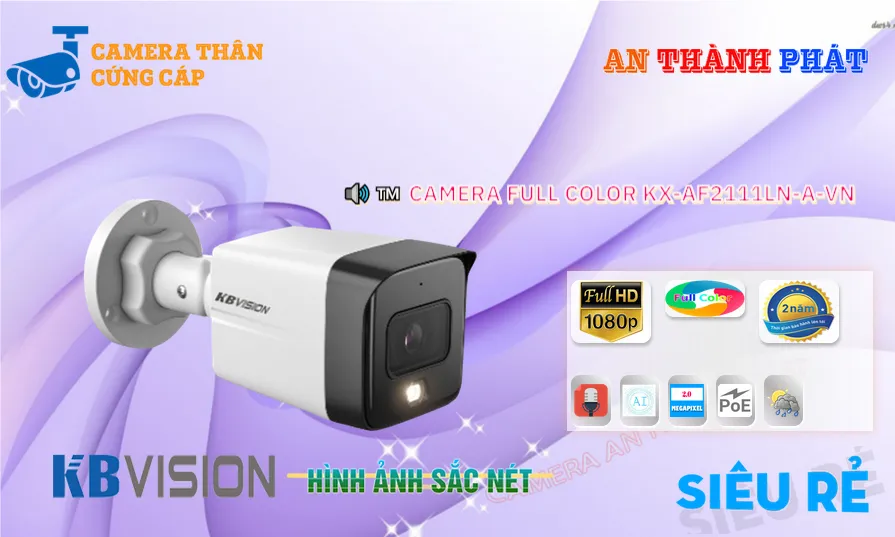 Camera KBvision KX-AF2111LN-A-VN Camera KBvision KX-AF2111LN-A-VN