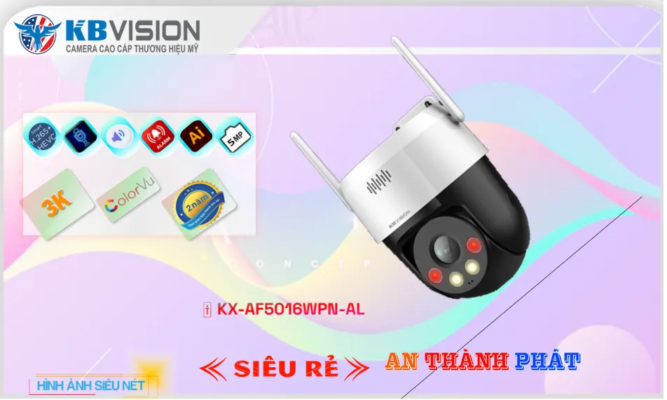 KX-AF5016WPN-ALCamera Giá rẻ KBvision ✨