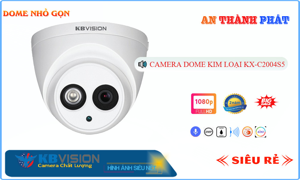 Camera Giá Rẻ KBvision KX-C2004S5 Giá rẻ ✅,thông số KX-C2004S5,KX C2004S5,Chất Lượng KX-C2004S5,KX-C2004S5 Công Nghệ
