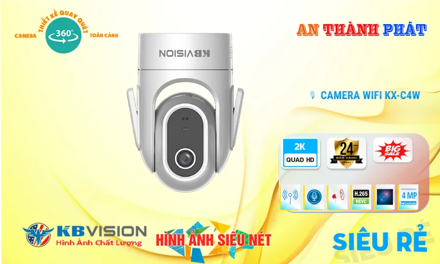 Camera Wifi KBvision KX-C4W Camera Wifi KBvision KX-C4W
